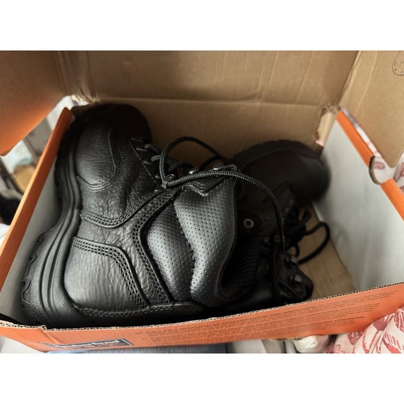 Timberland Pro Boots Titan Women's Sz 6 Steel Alloy Toe Work Black Leather $178 - Picture 8 of 12
